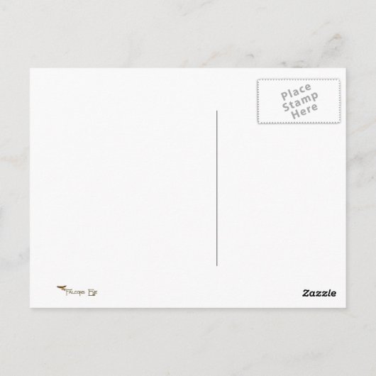 夜はジョージBarbierによって上がりました ポストカード (裏面)