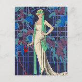 夜はジョージBarbierによって上がりました ポストカード (正面)