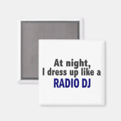 夜はラジオDJみたいにドレスアップ マグネット (正面/裏面)