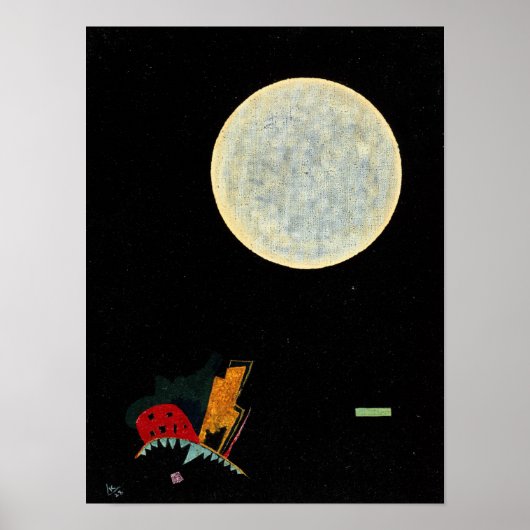 夜はワ絵画ッシリー・カンディンスキーの ポスター (正面)