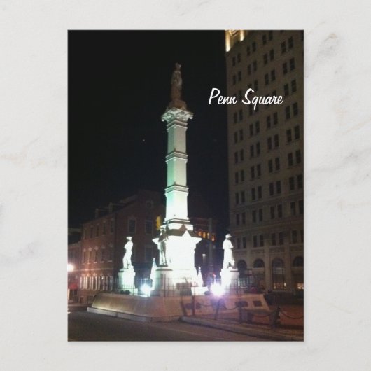 夜は四角 ポストカード (正面)