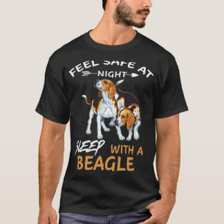 夜は安心 ビーグルと眠ろう 116 Tシャツ