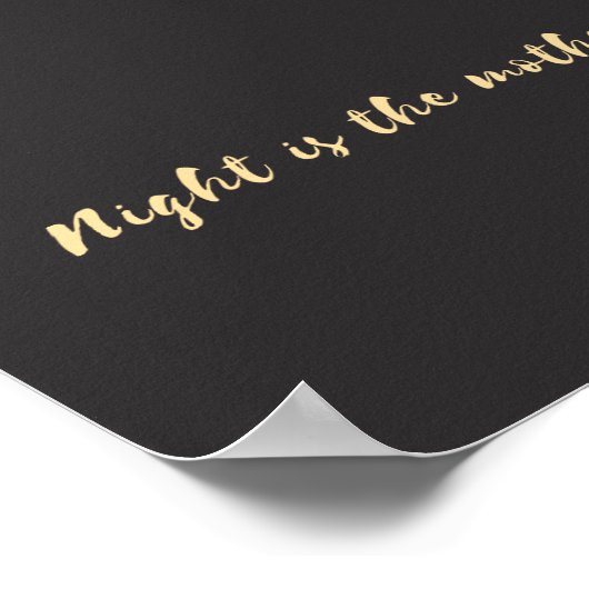 夜は思想の源 ポスター (角)