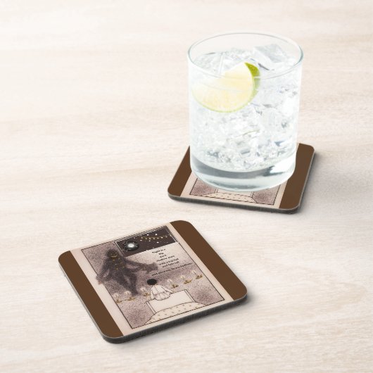 夜は暗い影の男 コースター (右側)