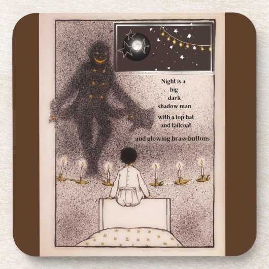 夜は暗い影の男 コースター (正面)