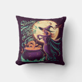 夜は満月でポーションを作る クッション (正面)