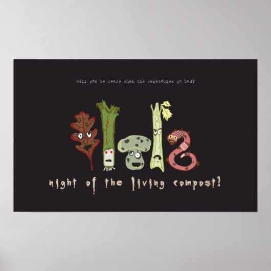 夜は生きている堆肥の!ポスター ポスター (正面)