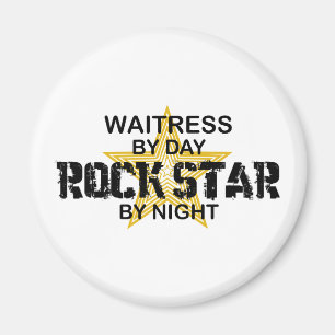夜までにウェートレスのロックスター マグネット