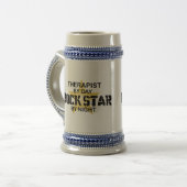 夜までにセラピストのロックスター ビールジョッキ (正面左)