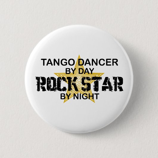 夜までにタンゴのダンサーのロックスター 缶バッジ (正面)
