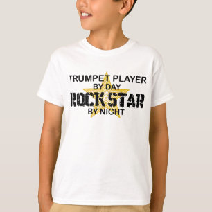 夜までにトランペットのロックスター Tシャツ