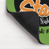 夜までにロックスター-日の仕事の財務顧問 マウスパッド (コーナー)