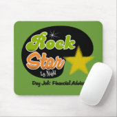 夜までにロックスター-日の仕事の財務顧問 マウスパッド (マウス)