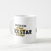 夜までに仲介商のロックスター コーヒーマグカップ (正面左)