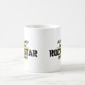 夜までに保険計理人のロックスター コーヒーマグカップ (中央)