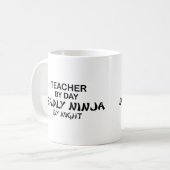 夜までに先生の致命的な忍者 コーヒーマグカップ (正面左)