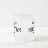夜までに司書のロックスター フロストグラスマグカップ (中央)