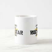 夜までに弁護士のロックスター コーヒーマグカップ (中央)