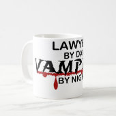 夜までに弁護士の吸血鬼 コーヒーマグカップ (正面左)