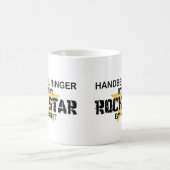 夜までに振鈴の信号器のロックスター コーヒーマグカップ (中央)