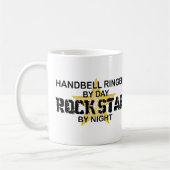 夜までに振鈴の信号器のロックスター コーヒーマグカップ (左)