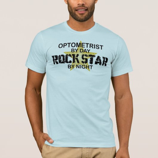 夜までに検眼医のロックスター Tシャツ (正面)