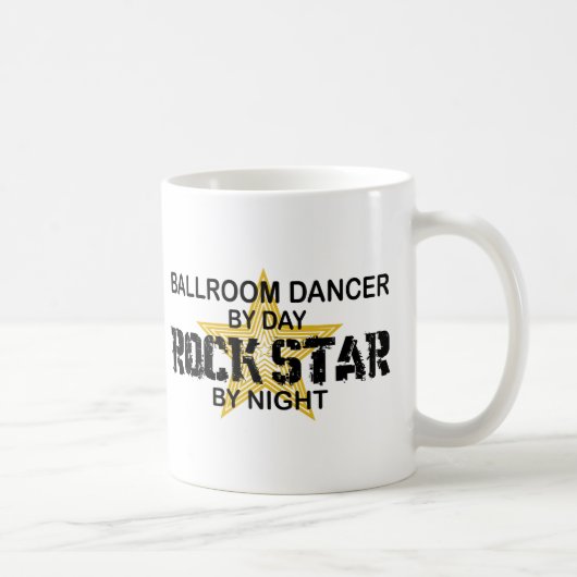 夜までに社交ダンスのダンサーのロックスター コーヒーマグカップ (右)
