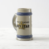 夜までに科学の教師のロックスター ビールジョッキ (正面左)
