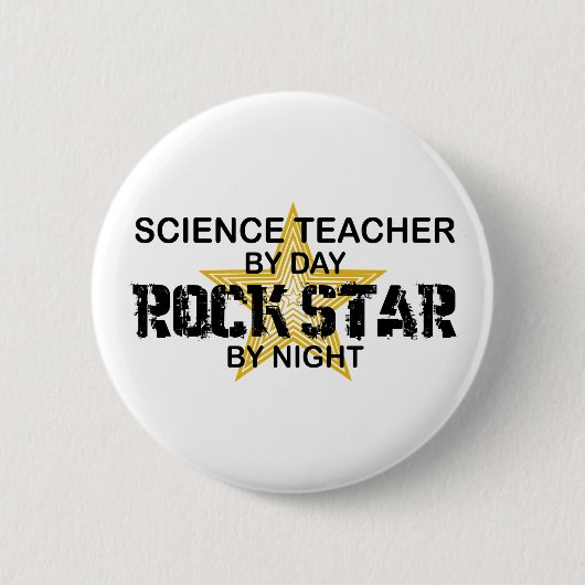 夜までに科学の教師のロックスター 缶バッジ (正面)