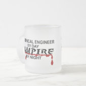 夜までに電気技師の吸血鬼 フロストグラスマグカップ (正面左)