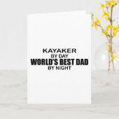 夜までにKayakerの世界で最も最高のなパパ カード (黄色い花)