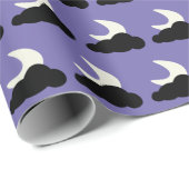 夜をテーマにしたラッピング紙ムーンクラウド眠い ラッピングペーパー (ロールコーナー)