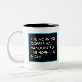 夜を征服して下さい ツートーンマグカップ