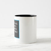 夜を征服して下さい ツートーンマグカップ (中央)