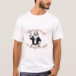 夜を徹して結婚して明るい Tシャツ