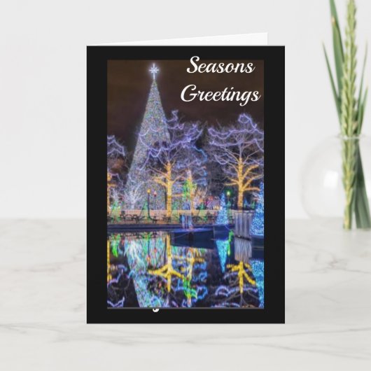 「夜を明かすか/クリスマスめでたい」 シーズンカード (正面)