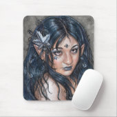 夜を渡って私はあなたの顔の妖精のマウスパッドを見ました マウスパッド (マウス)