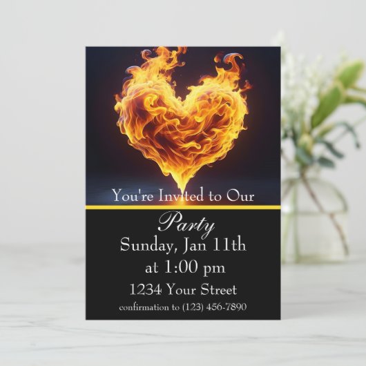 夜を熱くする: 燃えるようなパーティー! 招待状 (スタンド正面)