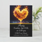 夜を熱くする: 燃えるようなファイヤーパーティー！ 招待状 (スタンド正面)