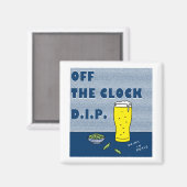 夜を過ぎて飲む マグネット (正面/裏面)