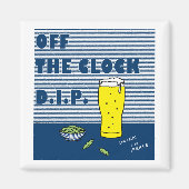 夜を過ぎて飲む マグネット (正面)