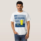 夜を過ぎて飲む Tシャツ (正面フル)