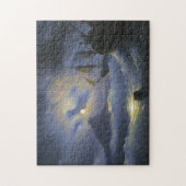 夜イヴァンAivasovskyの海景水によるジブラルタル ジグソーパズル (縦)