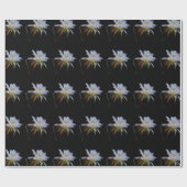 夜エレガントのサボテンの花の女王 ラッピングペーパー (フラット)