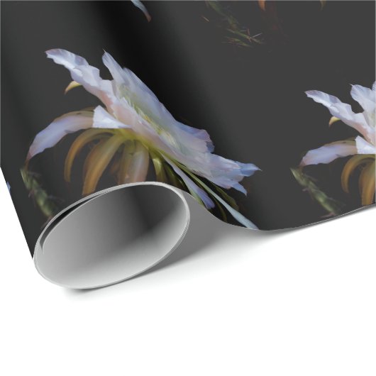 夜エレガントのサボテンの花の女王 ラッピングペーパー (ロールコーナー)