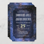 夜エレガント空/宇宙テーマリハーサルディナー 招待状 (正面/裏面)