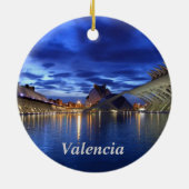 夜オーナメントによるバレンシア セラミックオーナメント (裏面)