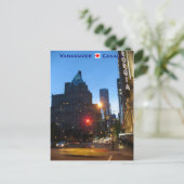 夜カナダまでにバンクーバー ポストカード (スタンド正面)
