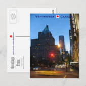 夜カナダまでにバンクーバー ポストカード (正面/裏面)
