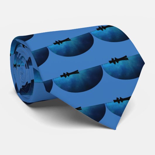 夜カヌー ネクタイ (ロール)